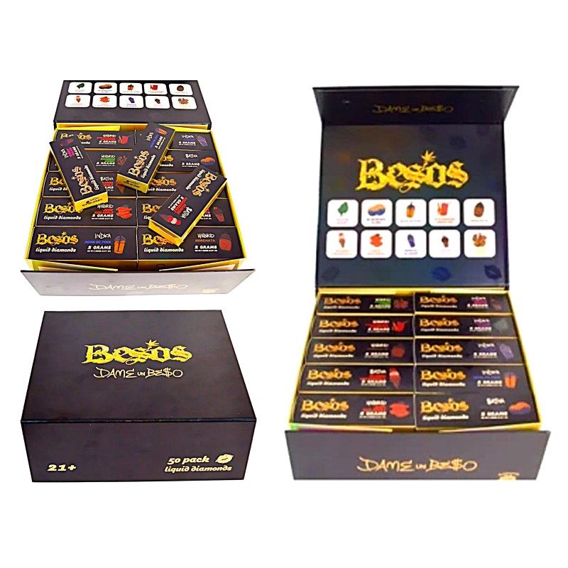 Besos 2ml Empty Disposable Vape Pen - Luxury Gold Edition